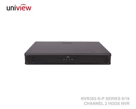 NVR302-S-P Series 8-16 Channel 2 HDDs NVR